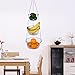 Tai-ying 3 Tier Wire hanging fruit baskets，Vegetable or Fruit hanging basket Kitchen Storage Handmade Basket,Black