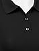 JJ Perfection Women's 3-Button Short Sleeve Slim Fit Junior Golf Polo Shirt