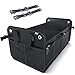 MIU COLOR Car Trunk Organizer for SUV, Collapsible Trunk Storage Organizer, Securing Straps, Non Slip Bottom(Black)