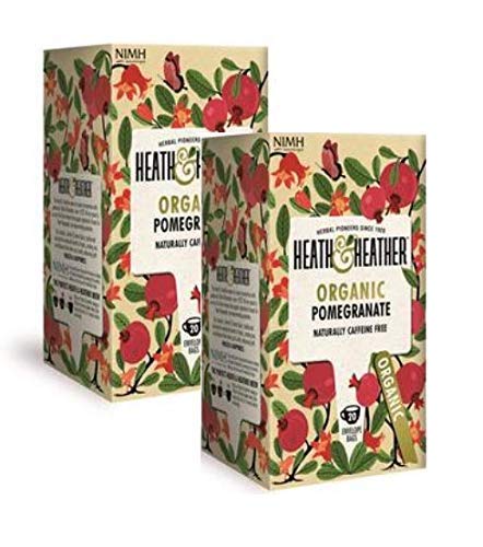 Generico Heath & Heather Infuso Biologico alla Melagrana Senza Caffeina - 2 x 20 Bustine di T鬠80 g