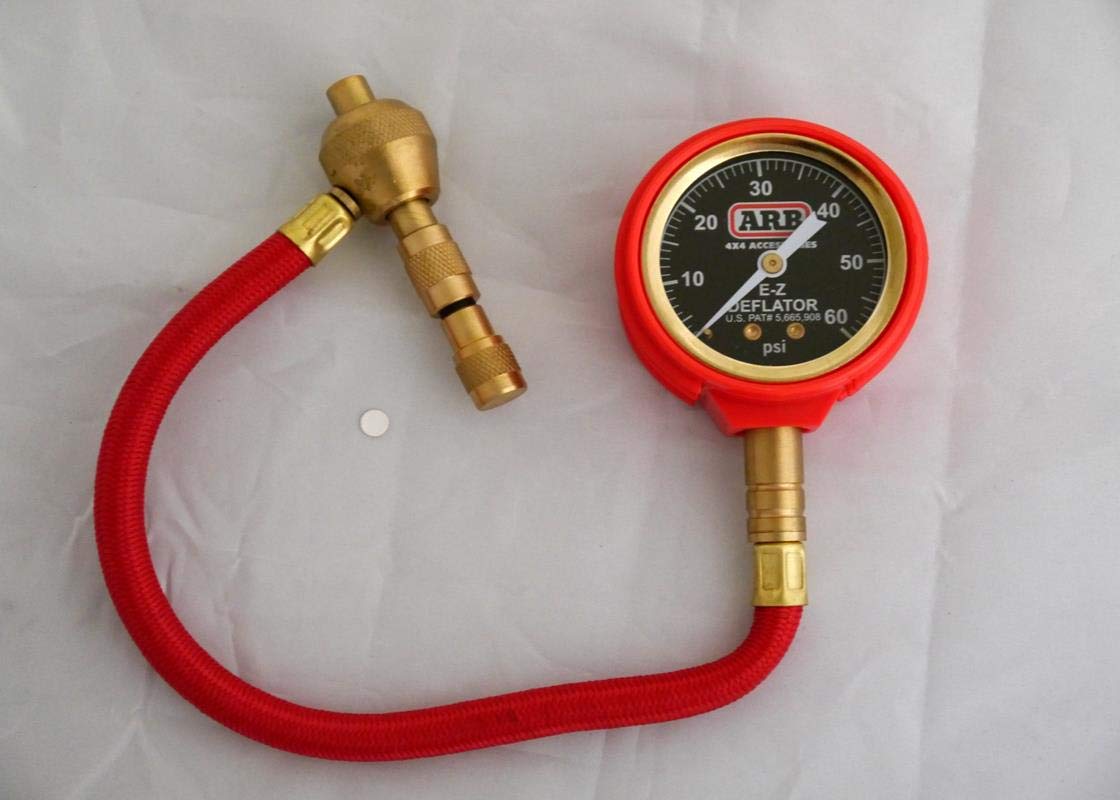 ARB ARB505 EZ Deflator Kit 1060 PSI Tire Pressure Gauge Rapid Air
