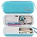 Canboc Hard Stethoscope Case for 3M Littmann Classic III, Lightweight II S.E, Cardiology IV, MDF Acoustica Stethoscope, Mesh Pocket fits Medical Scissors, Penlight, Oral Thermometer, Turquoise