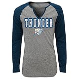 NBA Oklahoma City Thunder Shout Out Long Sleeve Triblend Tee, Youth Medium