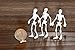 Multi Minis Dollhouse Miniature Set of 3 Skeletons
