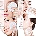 Reusable Makeup Remover Pads+Face Cleansing Mitten, 16 Pcs Soft Bamboo Silk Cotton Round Toner Pads with Laundry Bag