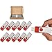 TOPESEL 10 Pack 16GB Swivel Design USB 2.0 Flash Drive Memory Stick Fold Storage Thumb Stick Pen (16G, 10 PCS, Red)