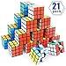 Mini Cube, Puzzle Party Toy, Eco-Friendly Material with Vivid Colors,Party Favor School Supplies Puzzle Game Set for Boy Girl Kid Child, Magic Cube Goody Bag Filler Birthday Gift, Pack of 21