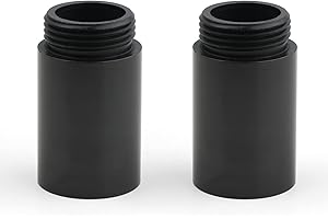 gotonovo 2 Inch Wall Mount Extension Tube for Shower Fixture Spout Tub Spout Extender One Pair Oil Rubbed Bronze