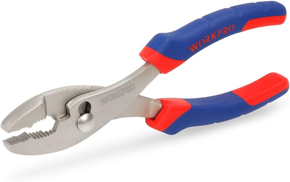 WORKPRO Pliers Set 4-piece Locking Plier Slip-joint Plier Groove Joint Pliers and Adjustable Wrench Home Maintenance Tool Kit - - 