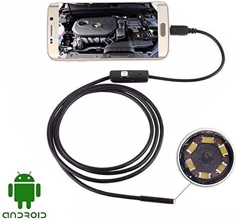 Endoscope Inspection Borescope Snake Waterproof camera JINGLESZCN usb 5.5mm 1/1.5/2/3.5/5m Length otg Pipe camera