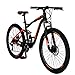 OBK E7 Mountain Bike 21 Speed Bicycle 27.5″ Full Suspension Mens Bikes Daul Disc Brakes MTB (Orange)thumb 2