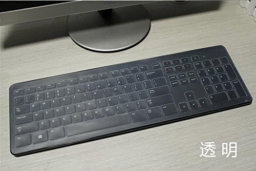 Transparent Clear Silicone Keyboard protectors Cover guard for Dell KM632 KB213P Keyboard