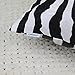 CaliTime Pack of 2 Cozy Throw Pillow Covers Cases Couch Bed Sofa Super Soft Faux Suede Both Sides 18 X 18 Inches White & Black Zebra