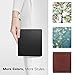 MoKo Case for All-New Kindle Oasis (9th Generation, 2017 Release) - Slim Fit Premium PU Leather Protective Cover with Auto Wake / Sleep for Amazon Kindle Oasis E-reader Case, BLACK