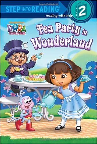 Amazon Com Tea Party In Wonderland Dora The Explorer Step Into Reading Random House Miller Victoria Books