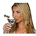 Hand Painted Martini Glasses by Sonoma Artisan, Set of 2. Ideal for Casual Entertaining, Unique Gift Idea, Romantic Night in, or Just Elevating Your Cocktail Enjoyment