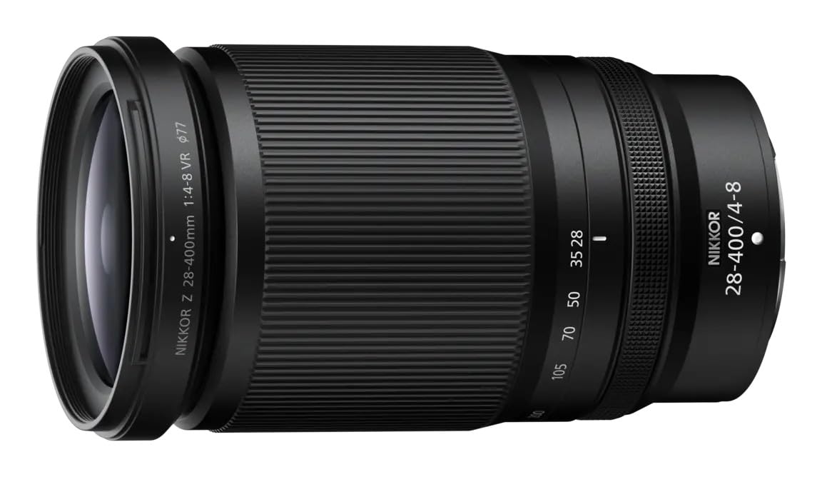 Nikon Nikkor Z 28-400mm f/4-8 VR, Super Teleobiettivo Zoom Ultracompatto, Versatile, Stabilizzazione dell'Immagine VR, Autofocus Affidabile, Nero [Nital V.I.P.: 6 anni di garanzia]