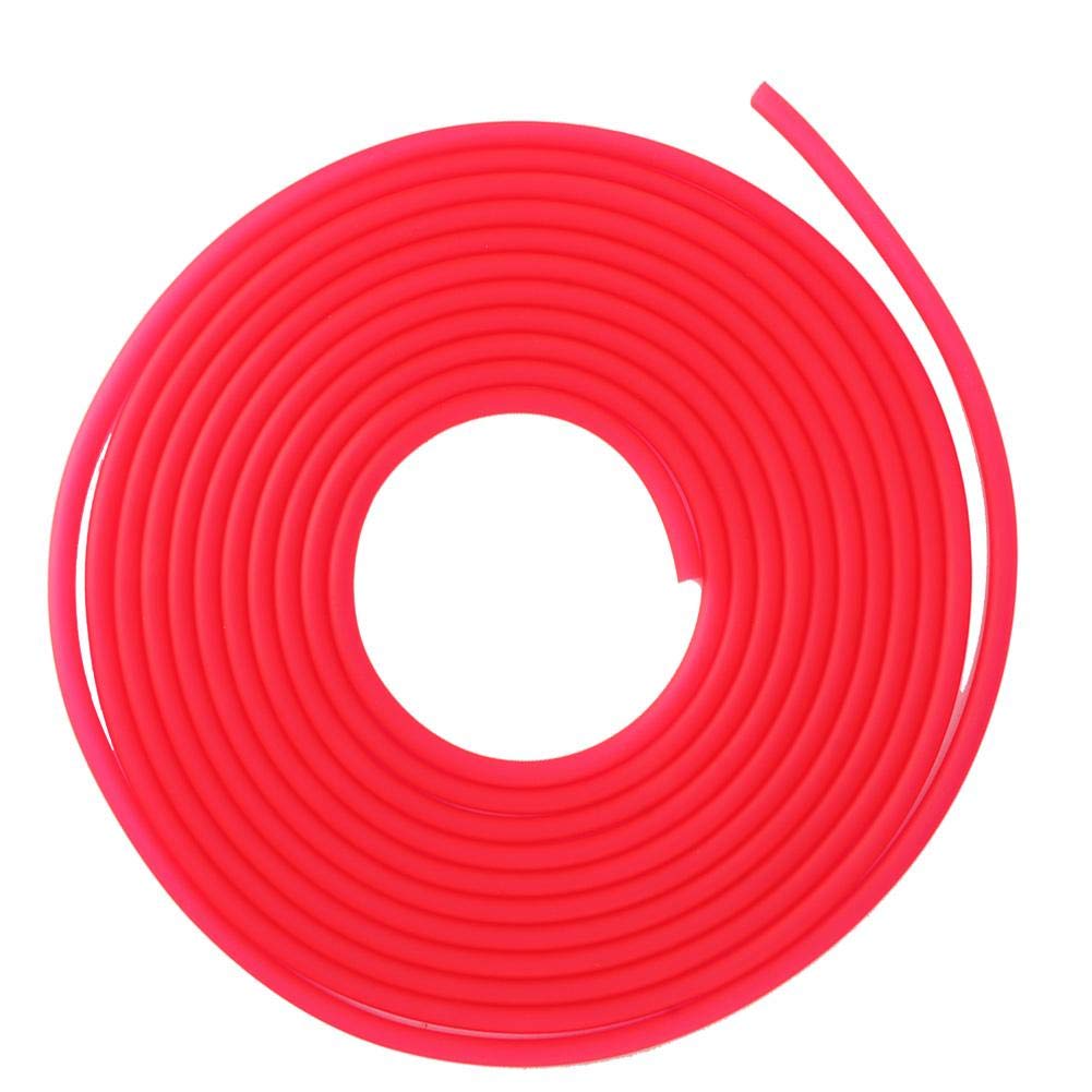 Aquarium Air Pump Tube Fish Tank Air Tube 5m Aquarium Air Pump Tube Soft Silicone Oxygen Hose for Fish Tank(Red)