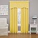 ECLIPSE Kendall Modern Blackout Thermal Rod Pocket Window Curtain for Bedroom or Living Room (1 Panel), 42 X 54, Lemon