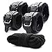 Black Sex Swing | Adjustable Couples Adult Position Toy | Positioning Furniture for Couples Women Men | Bondage BDSM Ball Gag Flogger Nipple Clamp Included