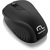Mouse Multilaser Sem Fio 2.4Ghz Preto Usb - MO212