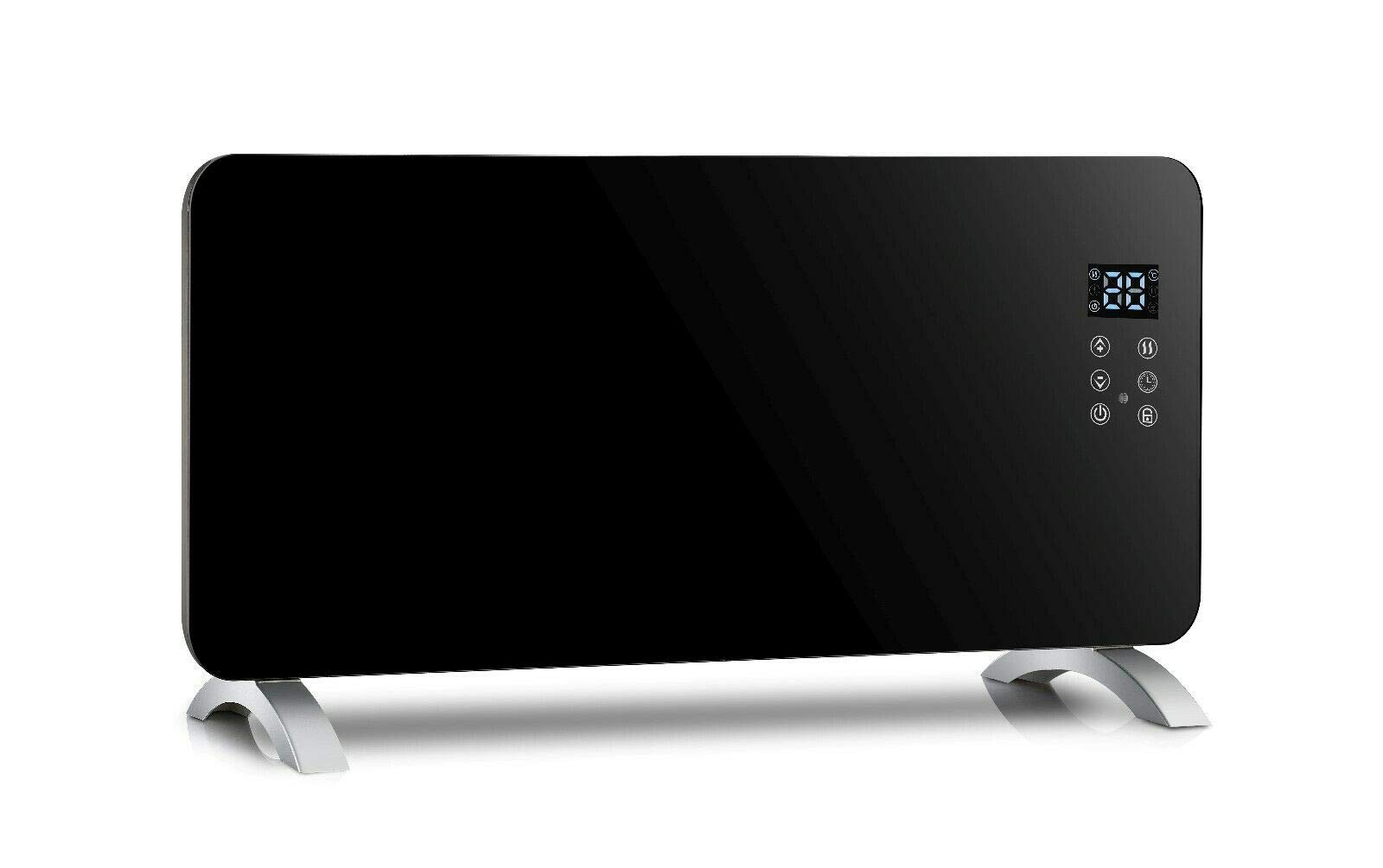 Buy Hausmaster Smart WiFi App Controlled 2000W Black Glass Electric Radiator/Wall Panel Heater