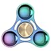 The Anti-Anxiety 360 Spinner Helps Focusing Fidget Toy [3D Figit] Tri-Spinner EDC Focus Toy for Kids & Adults - Best Stress Reducer Relieves ADHD Anxiety Boredom Metal Bearing (Rainbow)