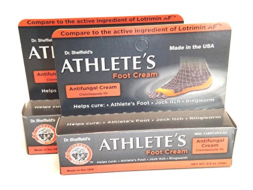 Dr. Sheffield’s Athlete’s Foot Cream 0.5oz. (Pack Of 2)