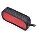Cable Organizer Case Bag Portable Travel Computer Accessories Organizer Zipper Mesh Pouch for Laptop Mouse, Power Bank, USB, Adapter, Charger-Red