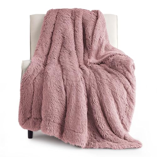 Bedsure Faux Fur Throw Blanket