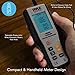 Pyle Digital Wind Speed Anemometer Handheld - Portable Air Flow Meter CFM Thermometer Measurement Gauge Tool Kit w/ LCD, Backlight for Kite Flying, Surfing, Fishing, Sailing, Weather Station - PMA92