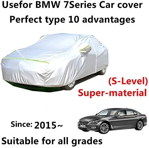 AUNAZZ Car Covers Automobile Cover Auto Care Waterproof Snow Cover All Weather Protect from Moisture Snow Frost Corrosion Dust Outdoor UV Protection S Level