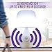 Perfect Life Ideas Cordless Battery Operated Lamp Wireless Motion Sensor Night Light as Small LED Battery Powered Lamp with 3 Setting Modes - Portable Battery Lamps for Home Indoor and Outdoor Use