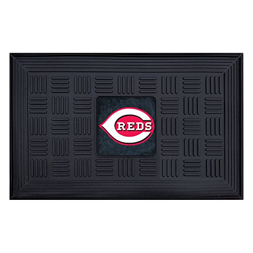 FANMATS MLB Cincinnati Reds Vinyl Door Mat