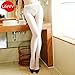 lifevv Womens 3 Pairs Sheer Stocking Top Garter Belt Thigh Stocking Pantyhose (White+Black+Blue)