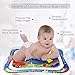 Jishy Inflatable Tummy Time Mat Baby Water Mat Infants & Toddlers,Kids Play Mat Fun and Perfect Activity Center(26''x20'')