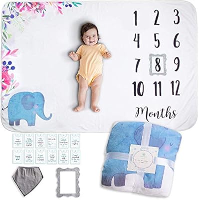 milestone blanket for twins