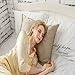ZIMASILK 100% Pure Mulberry Silk Pillowcase for Hair and Skin Health,Soft and Smooth,Both Sides Premium Grade 6A Silk,600 Thread Count,with Hidden Zipper,1pc (King 20''x36'',Taupe)