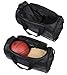 MIER 20 Inch Gym Bag with Shoe Compartment Men Duffel Bag, Black