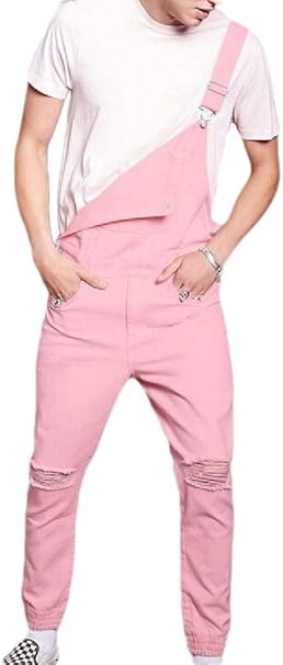 securiuu Combinaison en Jean délavé pour Homme: Amazon.fr ...