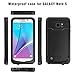 VEGO Note 5 Waterproof Case, IP68 Fully Sealed Waterproof, Snowproof and Dustproof, Rugged Shockproof Protective Phone Case Cover with Kickstand for Samsung Galaxy Note 5 (Black)