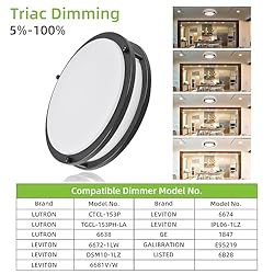 hykolity 10 inch Flush Mount LED Ceiling Light