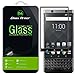 [2-Pack] Dmax Armor for Blackberry Keyone [Tempered Glass] Screen Protector, (Full Screen Coverage) With Lifetime Replacement Warranty (Black)