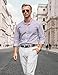 maikun Mens Belt, Canvas Elastic Belt, Mens Belts Leather Tip, Khaki, for 36''and below