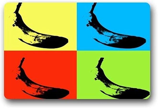 Annays Alfombra de Piso Estilo de Moda Pintura de Arte Plátano Vida