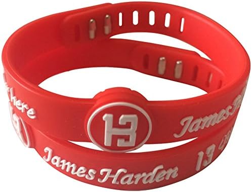 ENJOY 11 NBA Basketball Team Adjustable Silicone Bracelets Wristbands, a Set Two