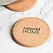 Natural Home Decor Cork Coaster, Set of 4