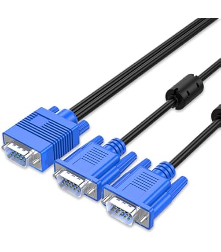 PTC Premium 2-Port VGA/SVGA Switch Box - Share Monitors Between Computers