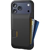 Smartish® iPhone 17 Pro Max Wallet Case - Wallet Slayer Vol. 1 [Slim + Protective] Credit Card Holder - Drop Tested Flip Hidden Card Slot Cover for Apple iPhone 17 Pro Max - Black Tie Affair