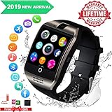 Smart Watch,Smartwatch for Android Phones, Smart Watches Touchscreen with Camera Bluetooth Watch Phone with SIM Card Slot Watch Cell Phone Compatible Android Samsung iOS Phone XS X8 7 6 5 Men Women